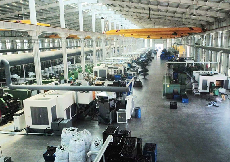 Inside the factory
