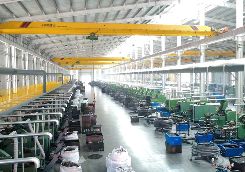 Inside the factory