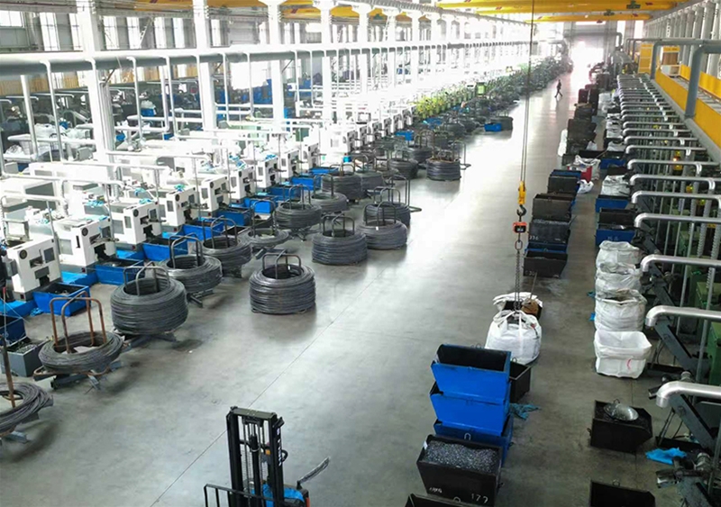 Inside the factory