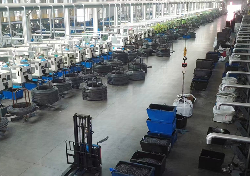 Inside the factory