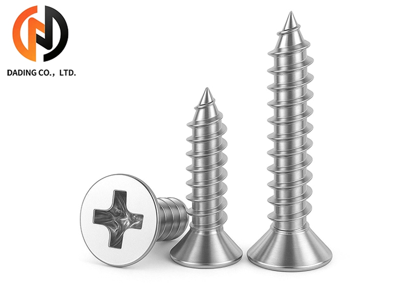 Countersunk head self-tapping screw