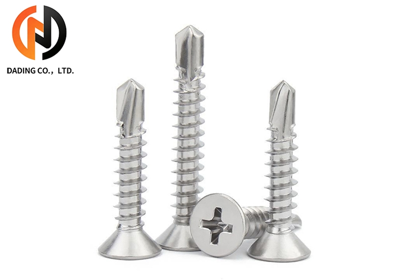 Countersunk head self-drilling screw
