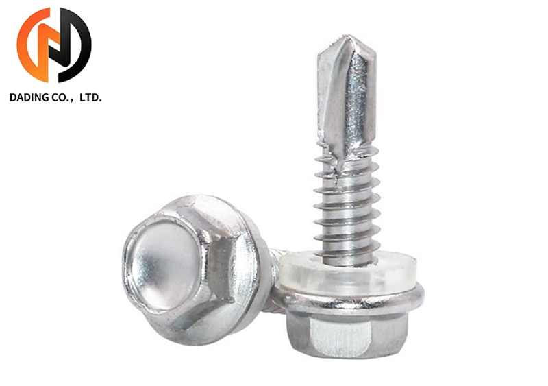 Hex washer head self-drilling screw